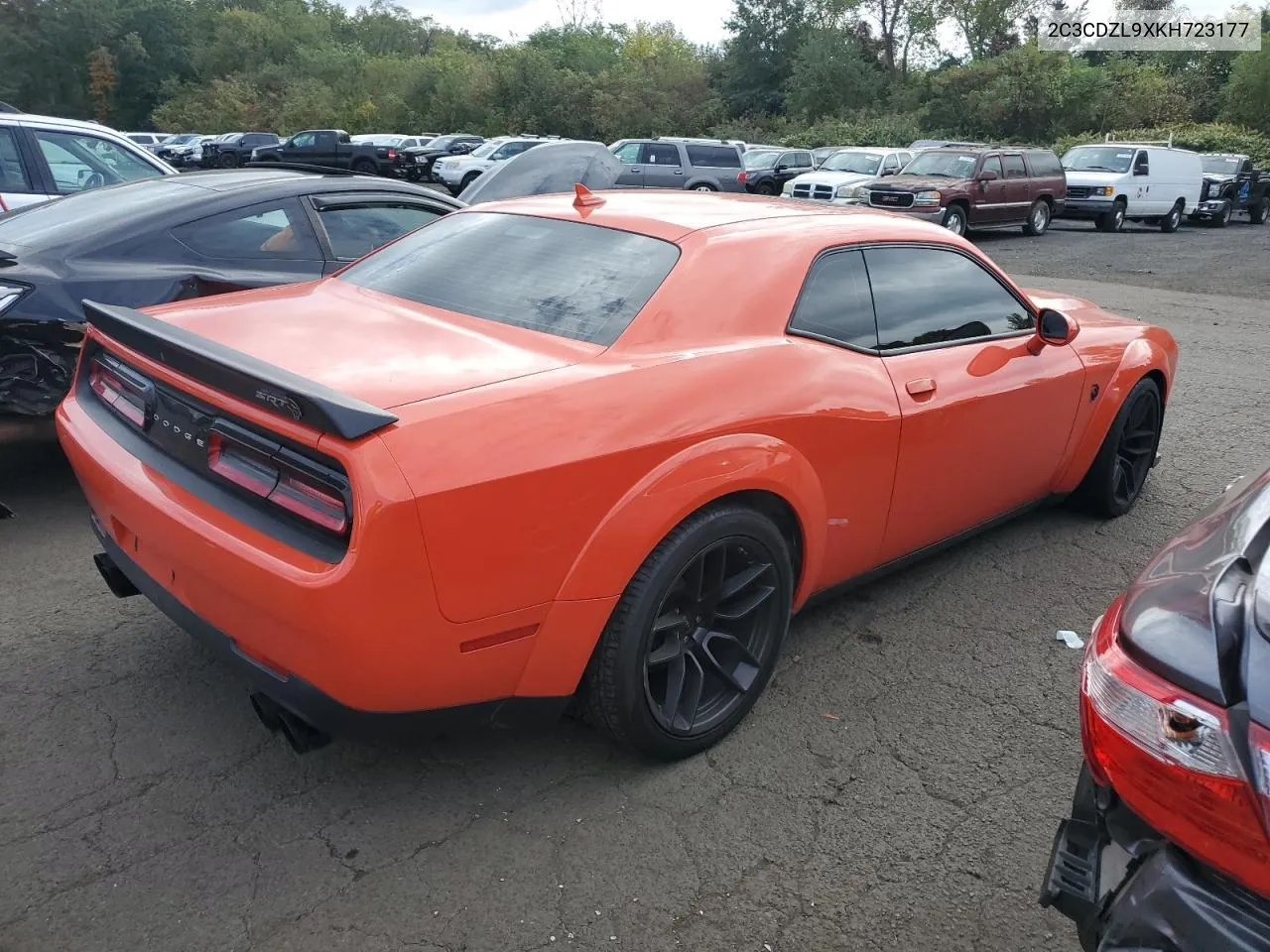 2019 Dodge Challenger Srt Hellcat Redeye VIN: 2C3CDZL9XKH723177 Lot: 76058374