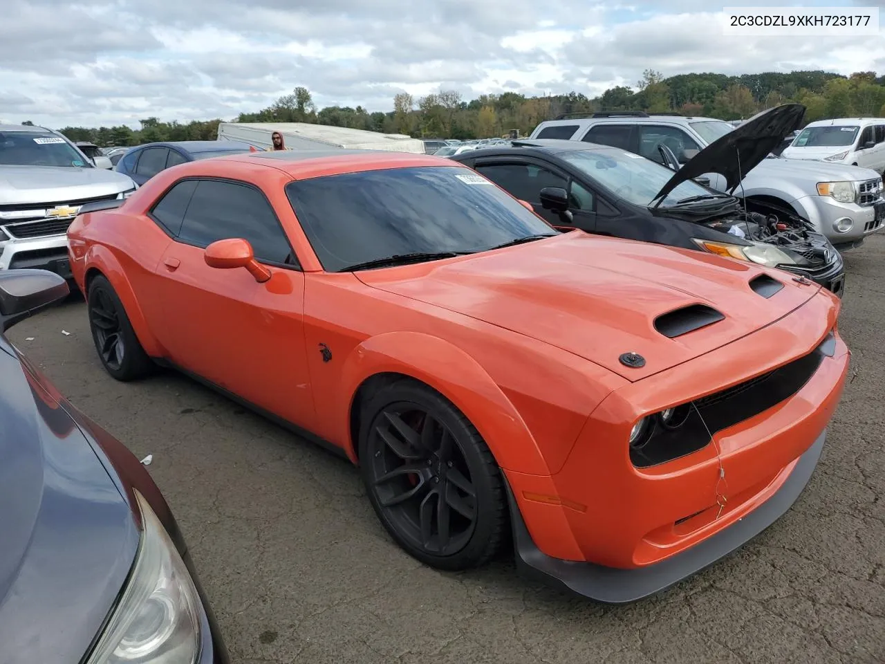 2019 Dodge Challenger Srt Hellcat Redeye VIN: 2C3CDZL9XKH723177 Lot: 76058374