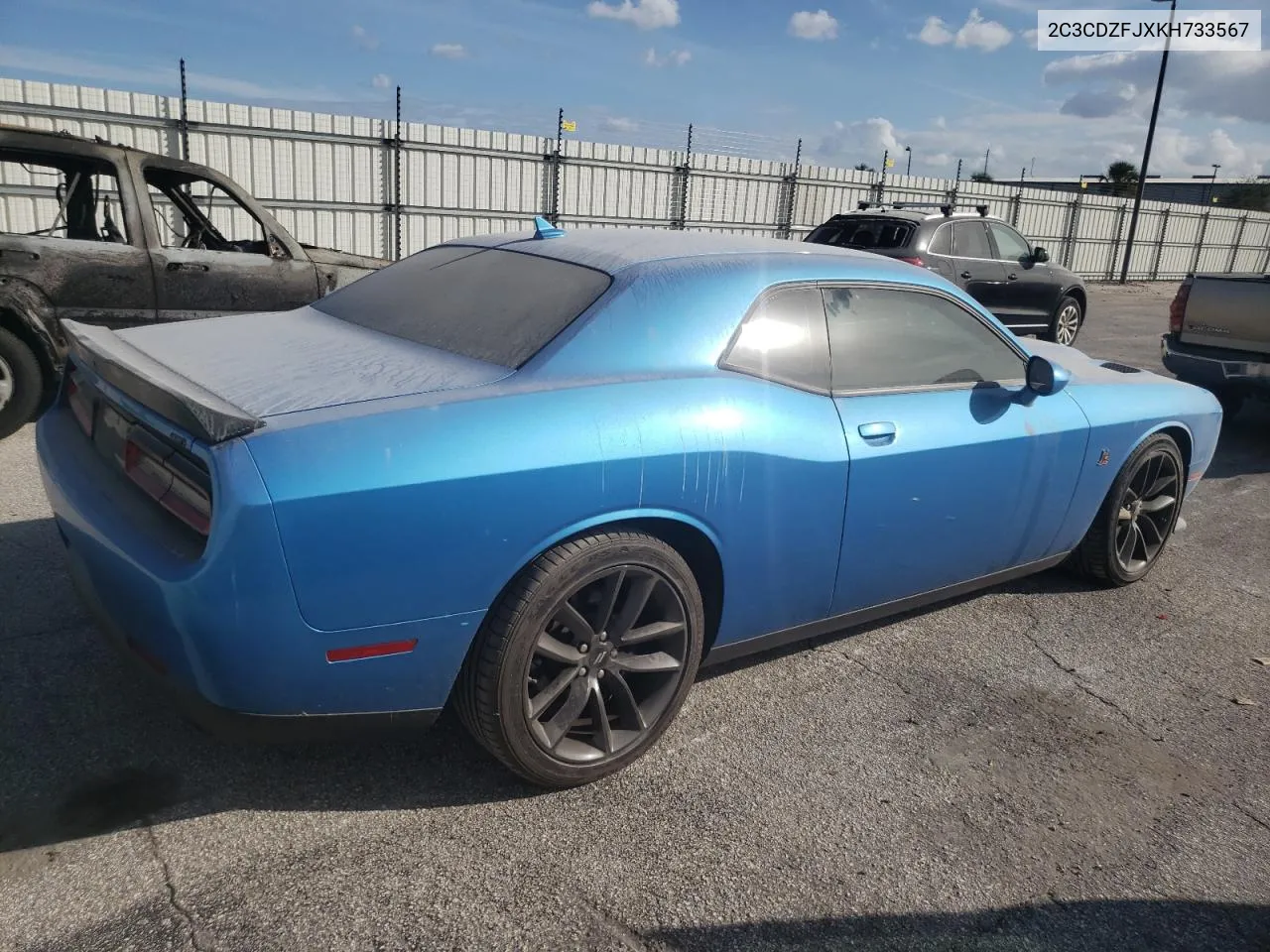 2019 Dodge Challenger R/T Scat Pack VIN: 2C3CDZFJXKH733567 Lot: 76178004