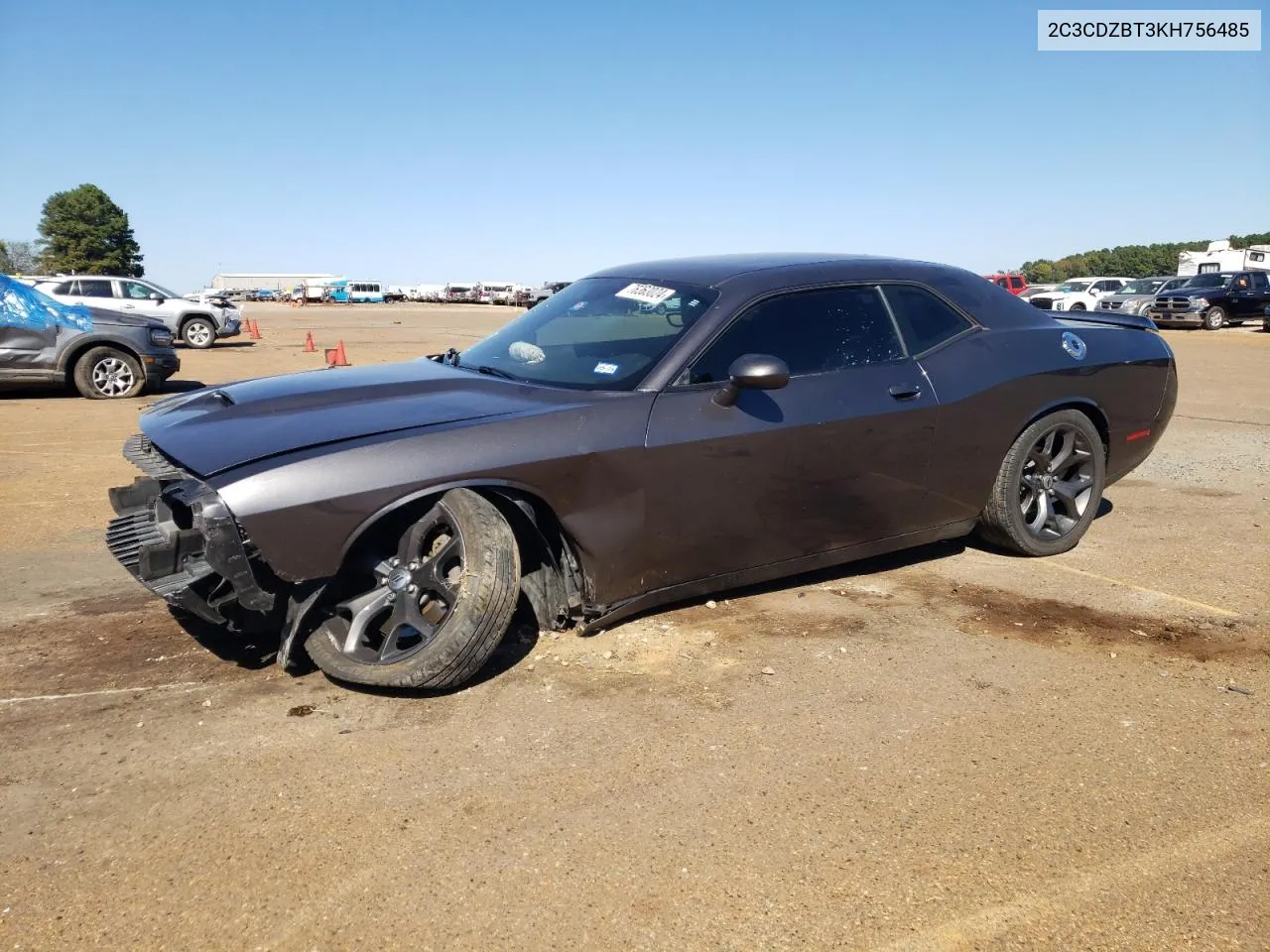 2019 Dodge Challenger R/T VIN: 2C3CDZBT3KH756485 Lot: 76363024