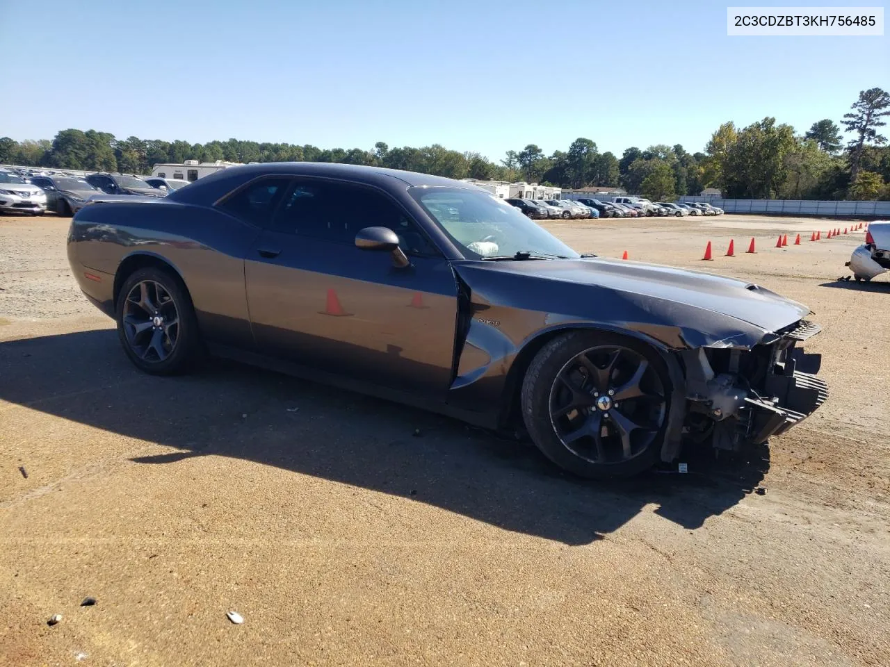 2019 Dodge Challenger R/T VIN: 2C3CDZBT3KH756485 Lot: 76363024