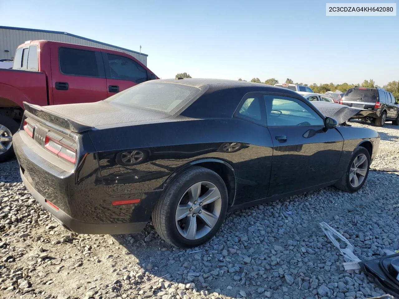 2C3CDZAG4KH642080 2019 Dodge Challenger Sxt