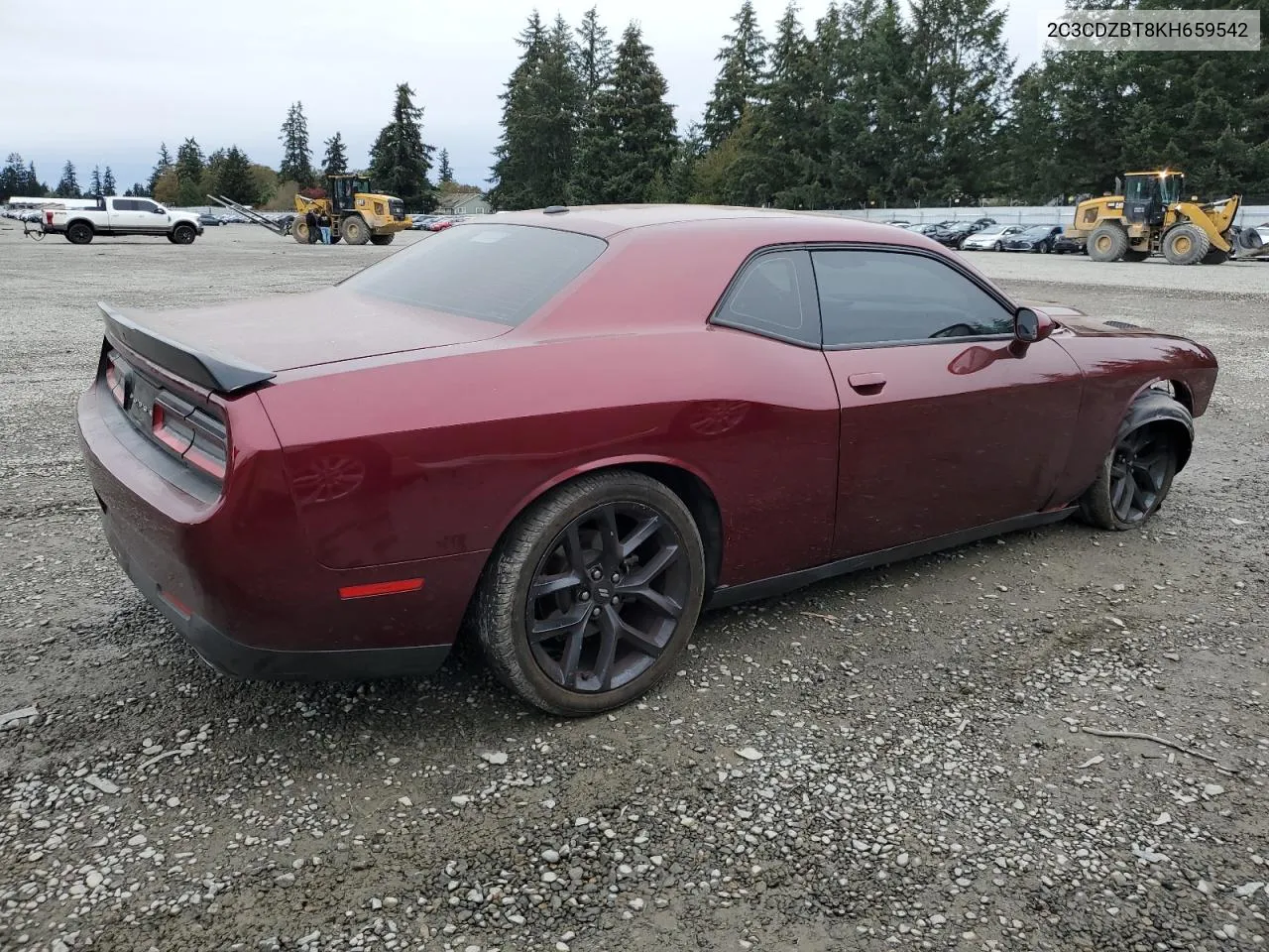 2019 Dodge Challenger R/T VIN: 2C3CDZBT8KH659542 Lot: 76847734