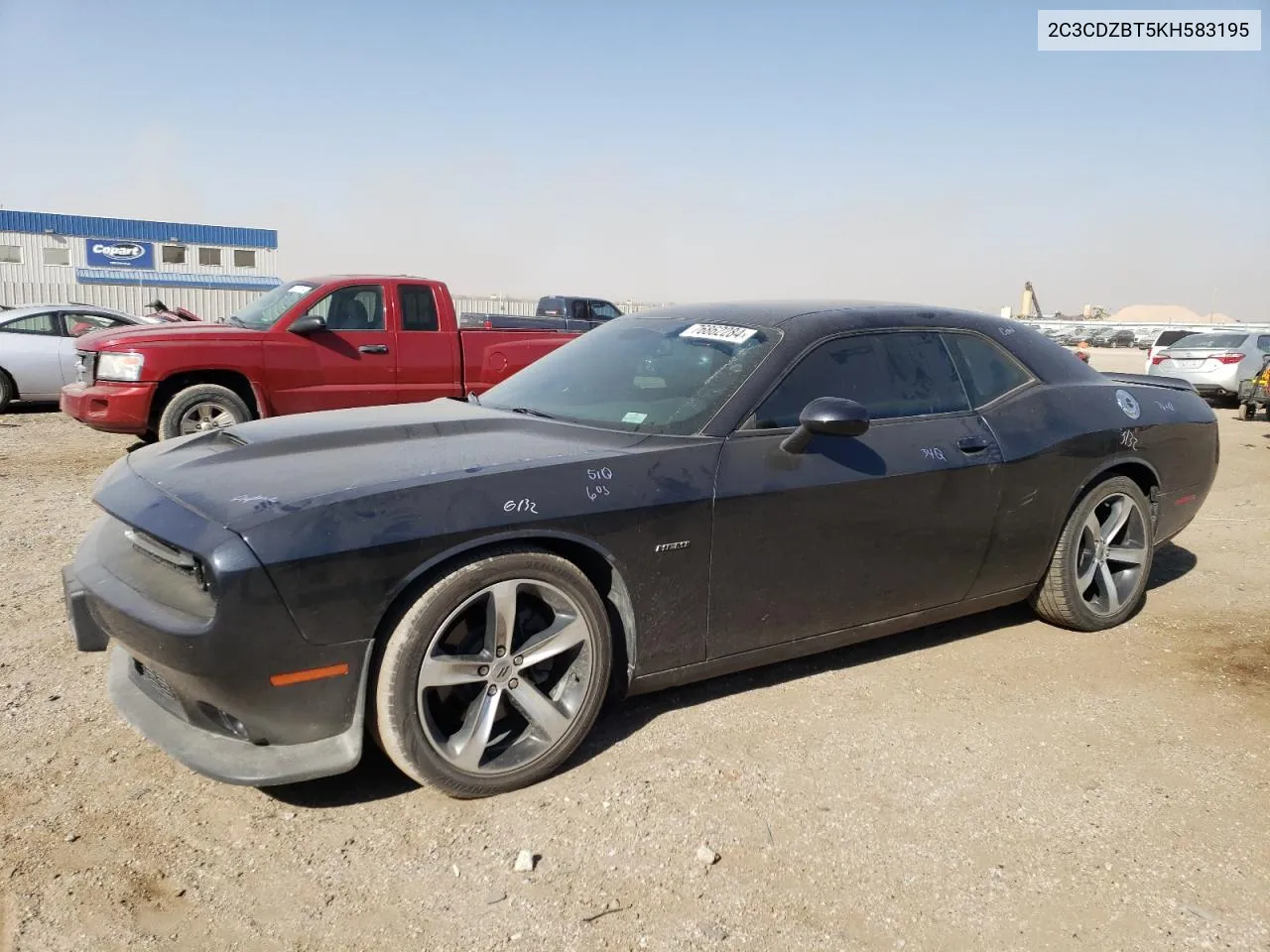 2019 Dodge Challenger R/T VIN: 2C3CDZBT5KH583195 Lot: 76862284