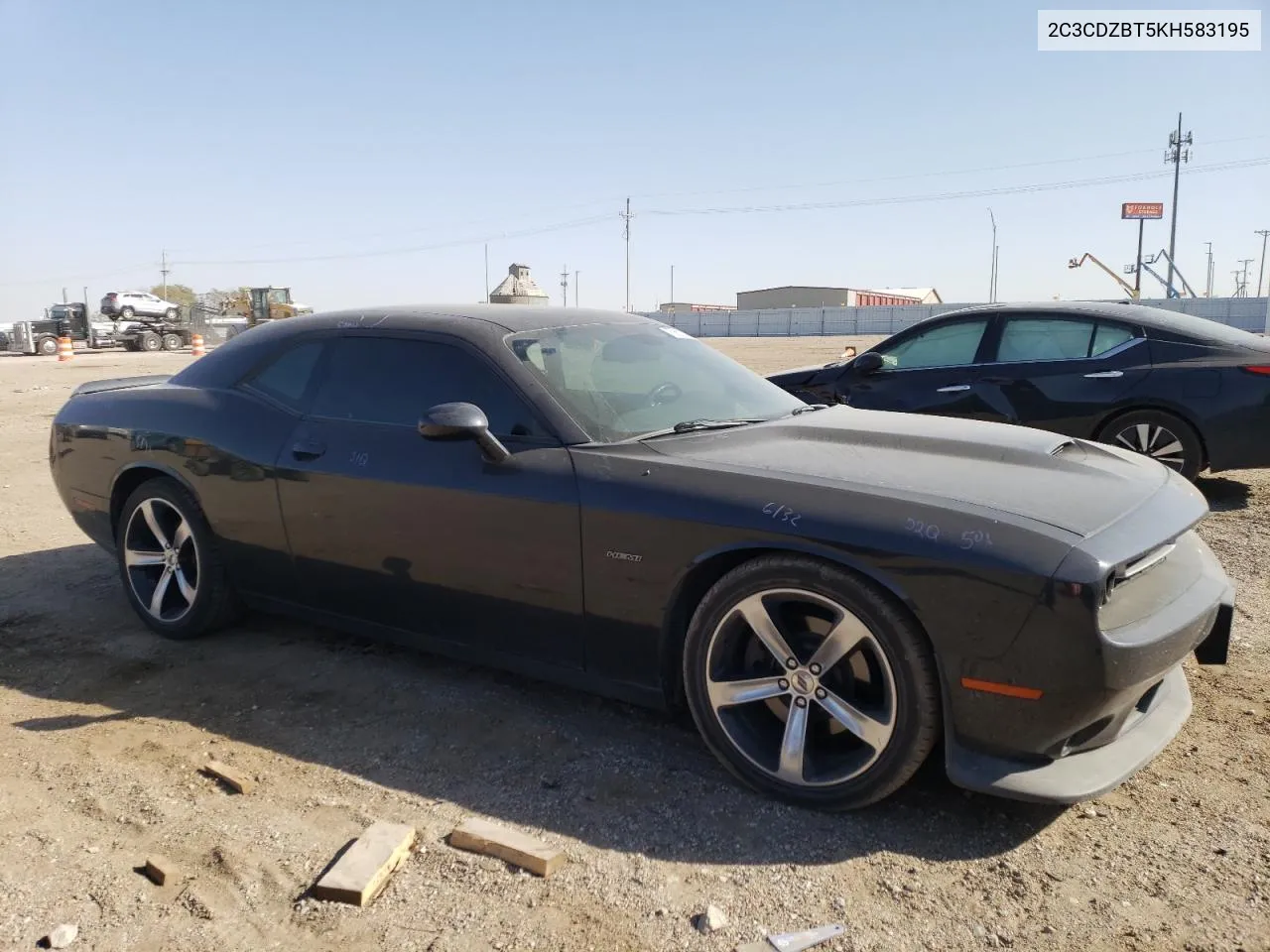 2019 Dodge Challenger R/T VIN: 2C3CDZBT5KH583195 Lot: 76862284