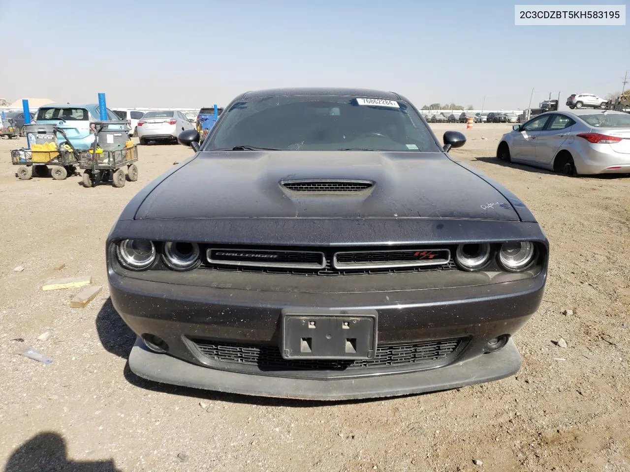 2019 Dodge Challenger R/T VIN: 2C3CDZBT5KH583195 Lot: 76862284