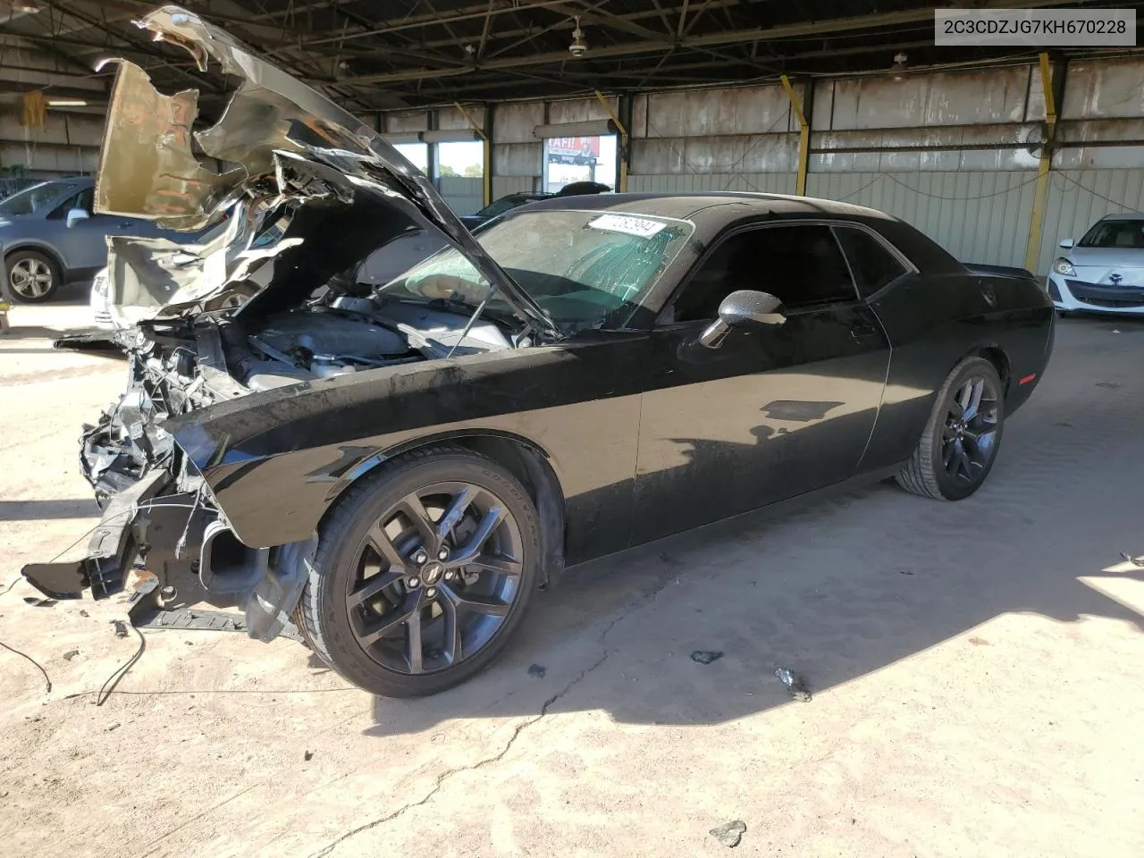 2C3CDZJG7KH670228 2019 Dodge Challenger Gt