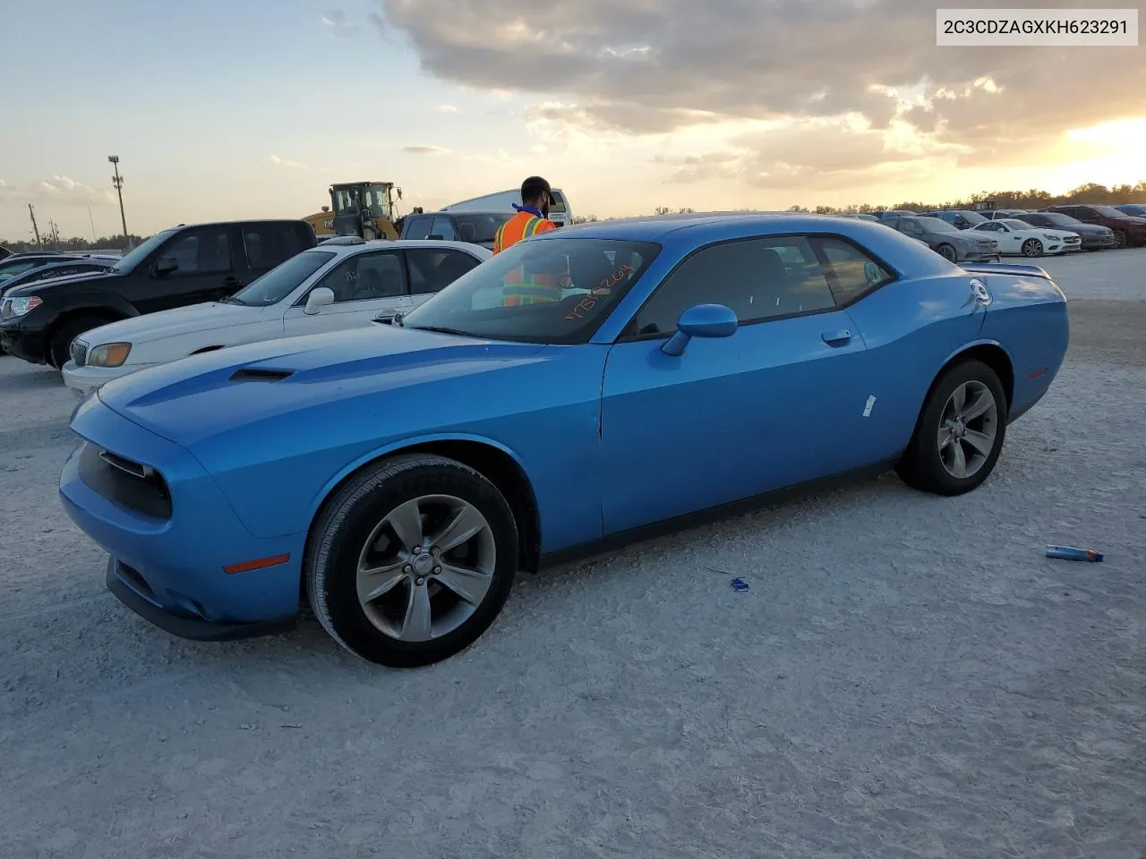 2019 Dodge Challenger Sxt VIN: 2C3CDZAGXKH623291 Lot: 77312264