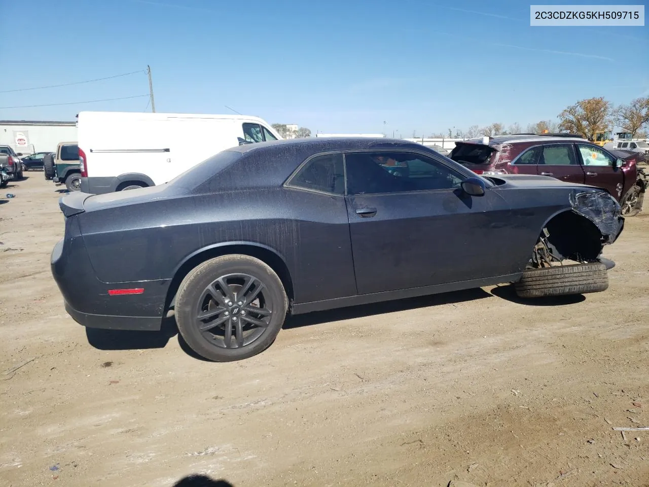 2019 Dodge Challenger Gt VIN: 2C3CDZKG5KH509715 Lot: 77368044