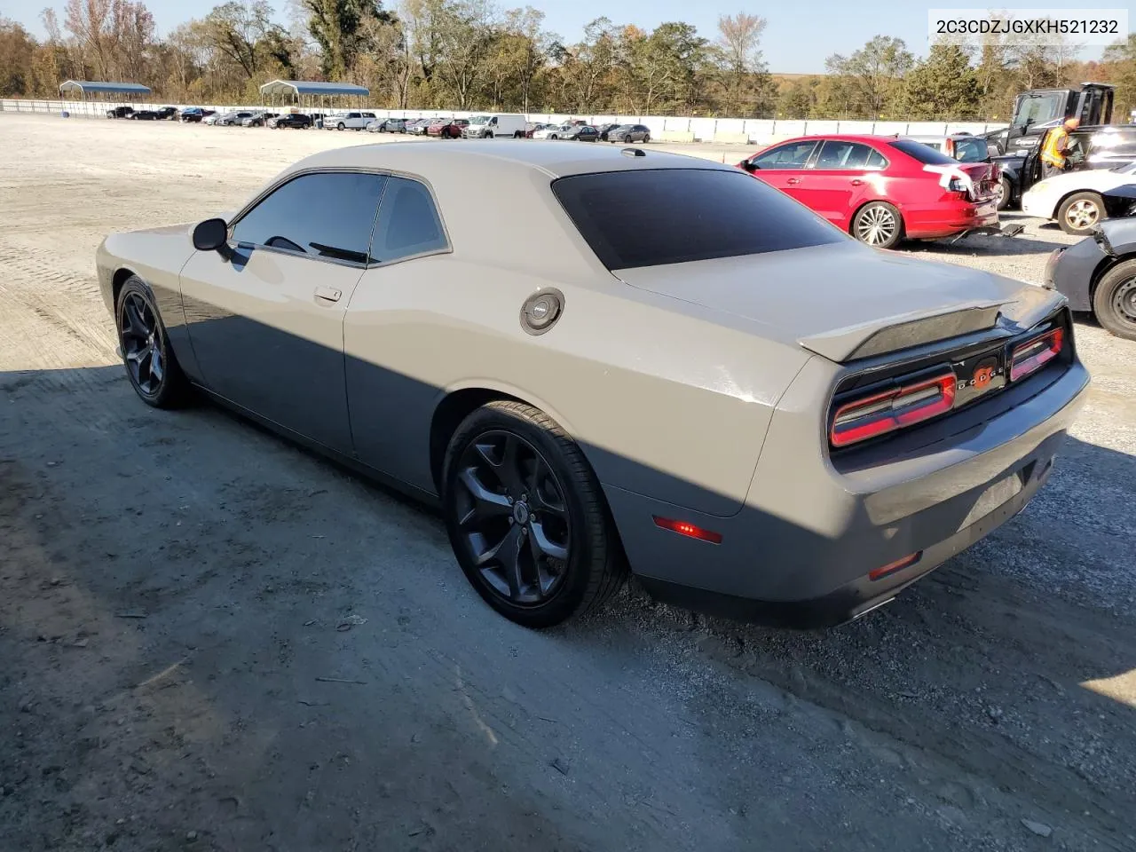 2019 Dodge Challenger Gt VIN: 2C3CDZJGXKH521232 Lot: 77669614