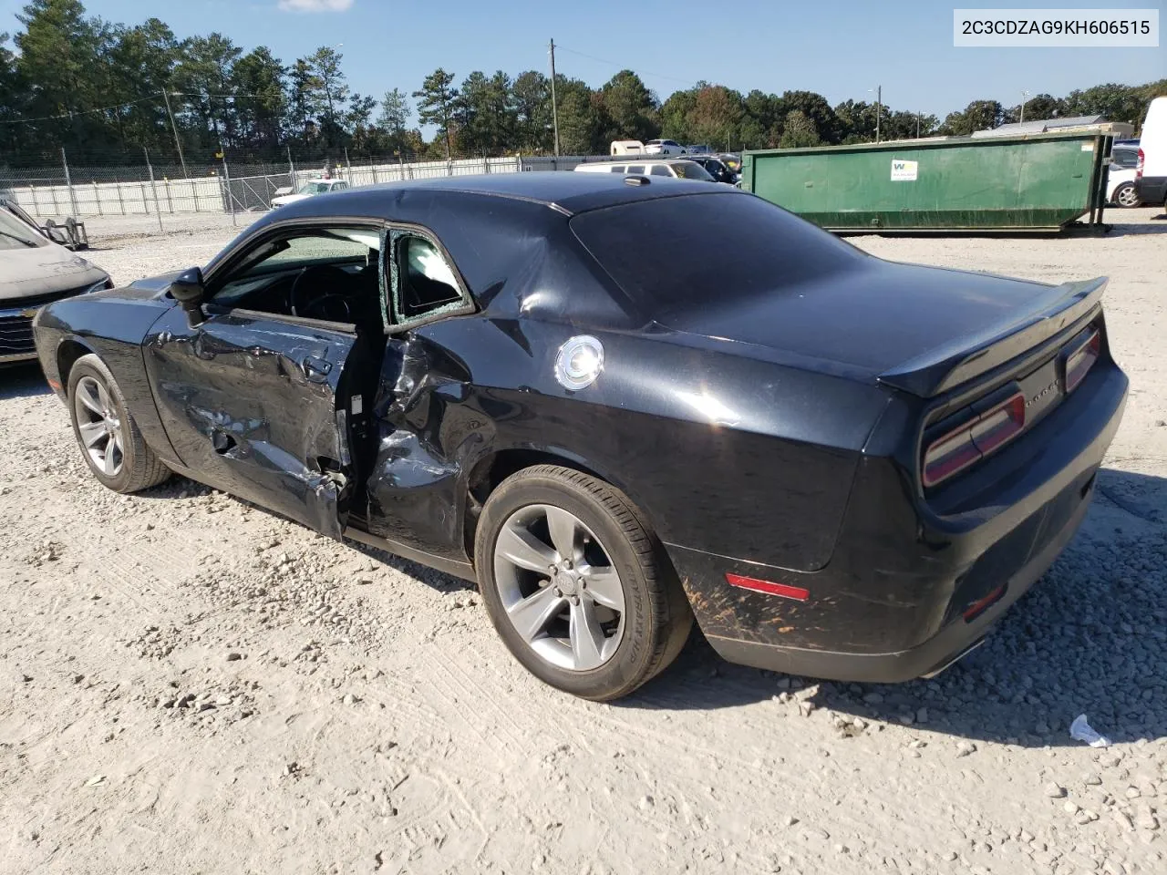 2019 Dodge Challenger Sxt VIN: 2C3CDZAG9KH606515 Lot: 77677114