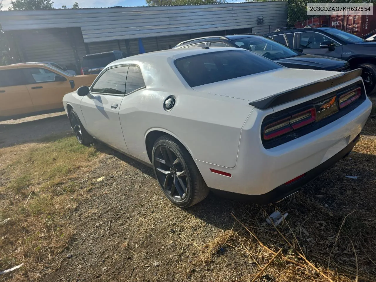 2019 Dodge Challenger Sxt VIN: 2C3CDZAG7KH632854 Lot: 77691654