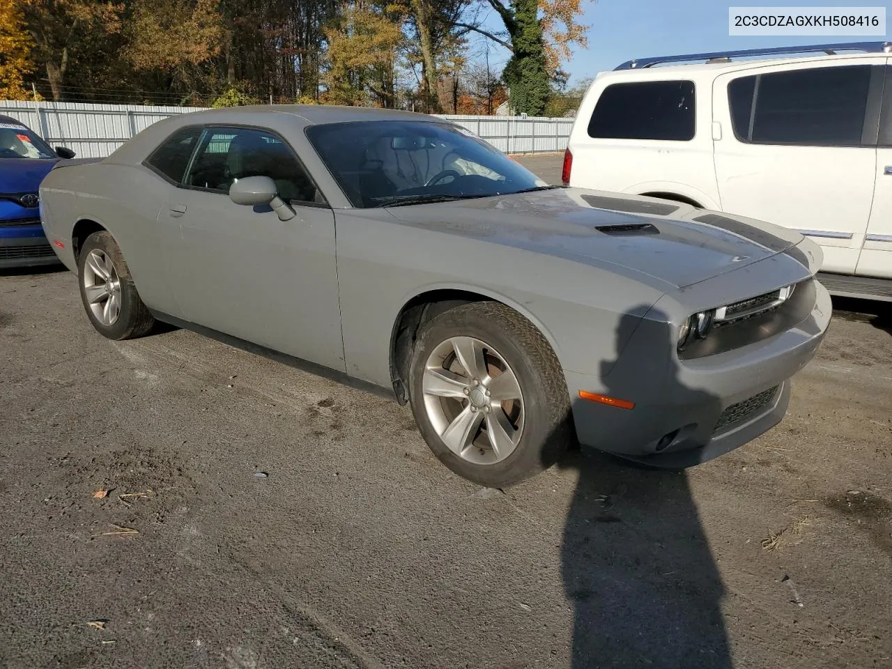 2019 Dodge Challenger Sxt VIN: 2C3CDZAGXKH508416 Lot: 77742684