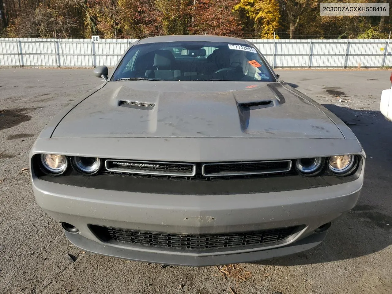 2019 Dodge Challenger Sxt VIN: 2C3CDZAGXKH508416 Lot: 77742684