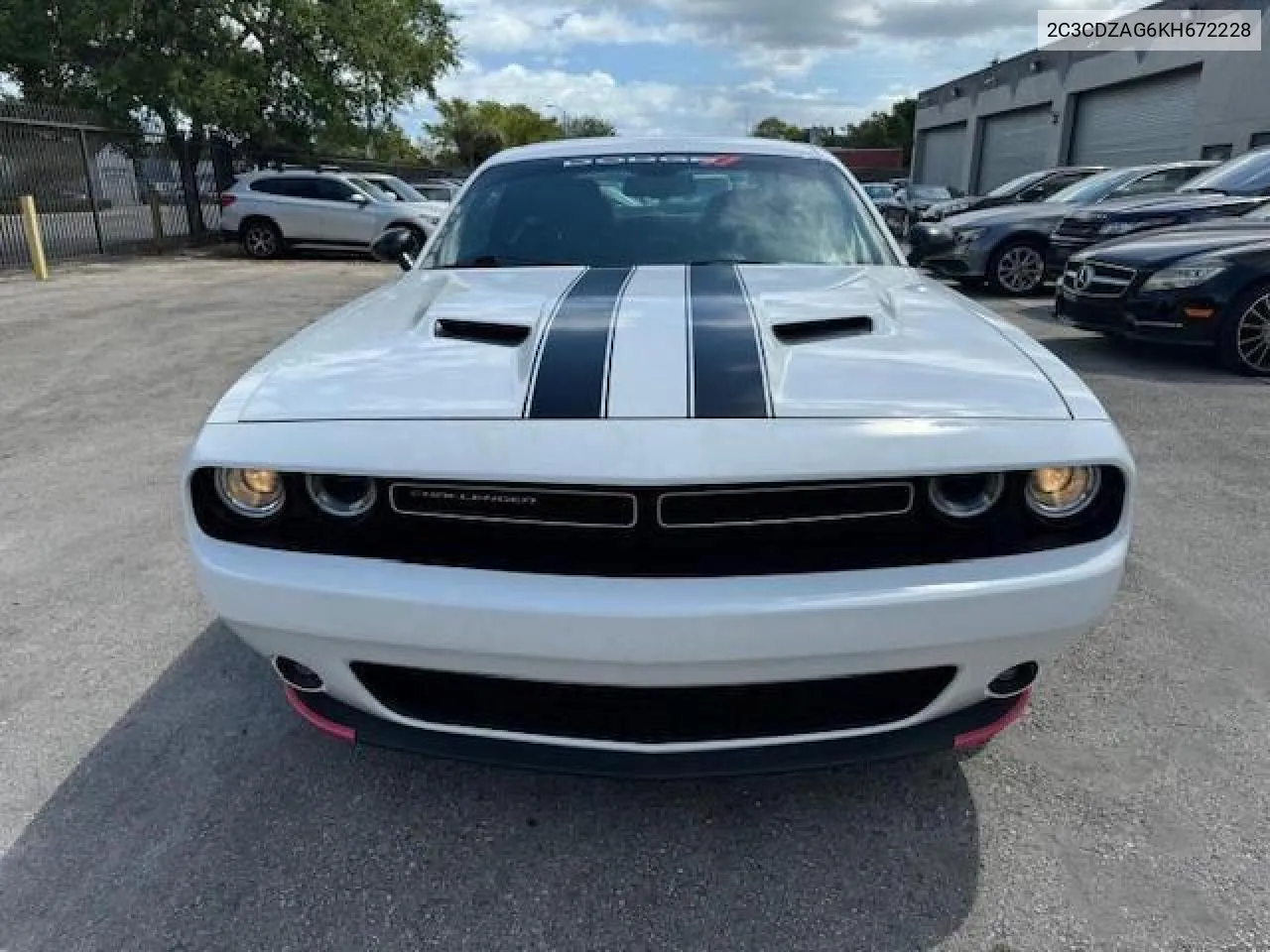 2019 Dodge Challenger VIN: 2C3CDZAG6KH672228 Lot: 77915814