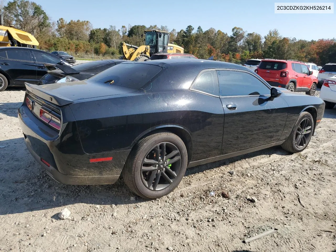 2019 Dodge Challenger Gt VIN: 2C3CDZKG2KH526214 Lot: 78013564