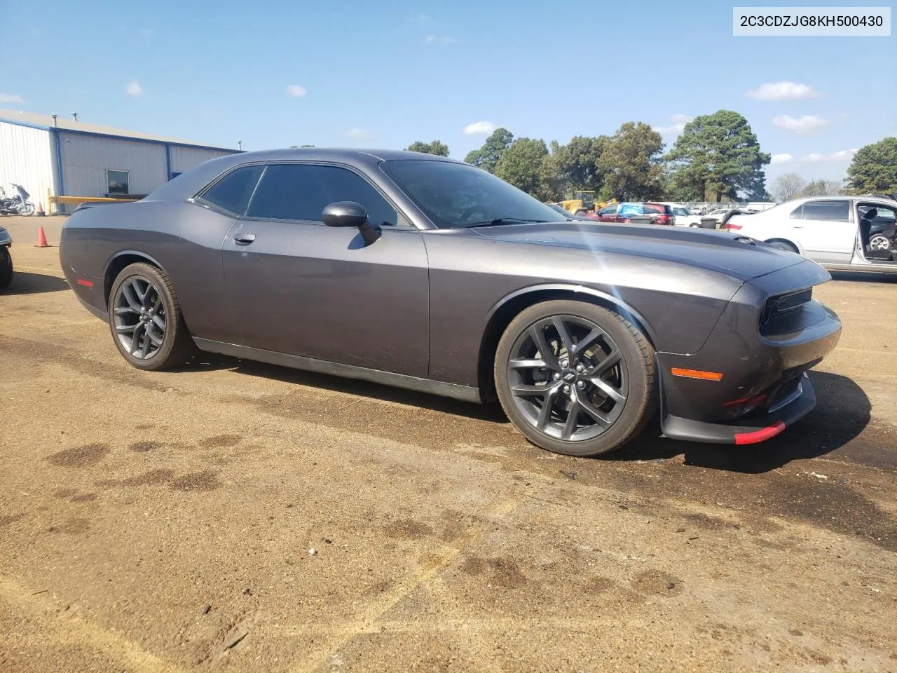 2019 Dodge Challenger Gt VIN: 2C3CDZJG8KH500430 Lot: 78044254