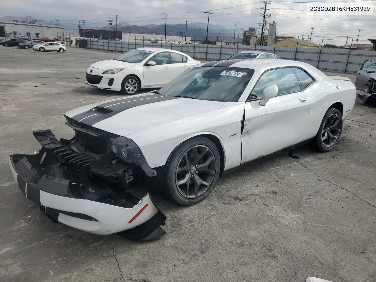 2019 Dodge Challenger R/T VIN: 2C3CDZBT6KH531929 Lot: 78163924