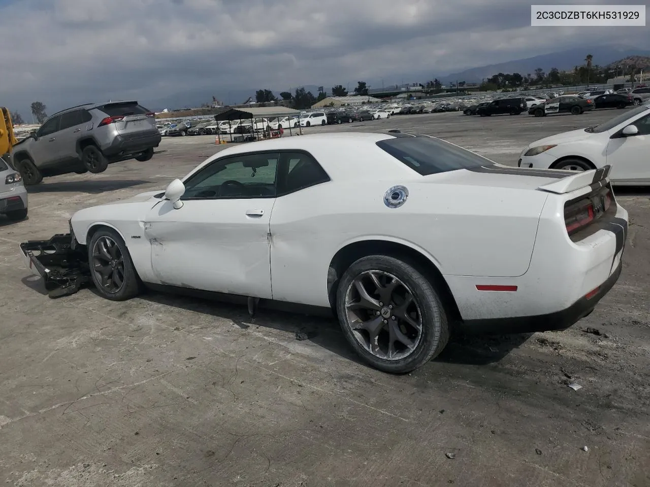 2019 Dodge Challenger R/T VIN: 2C3CDZBT6KH531929 Lot: 78163924