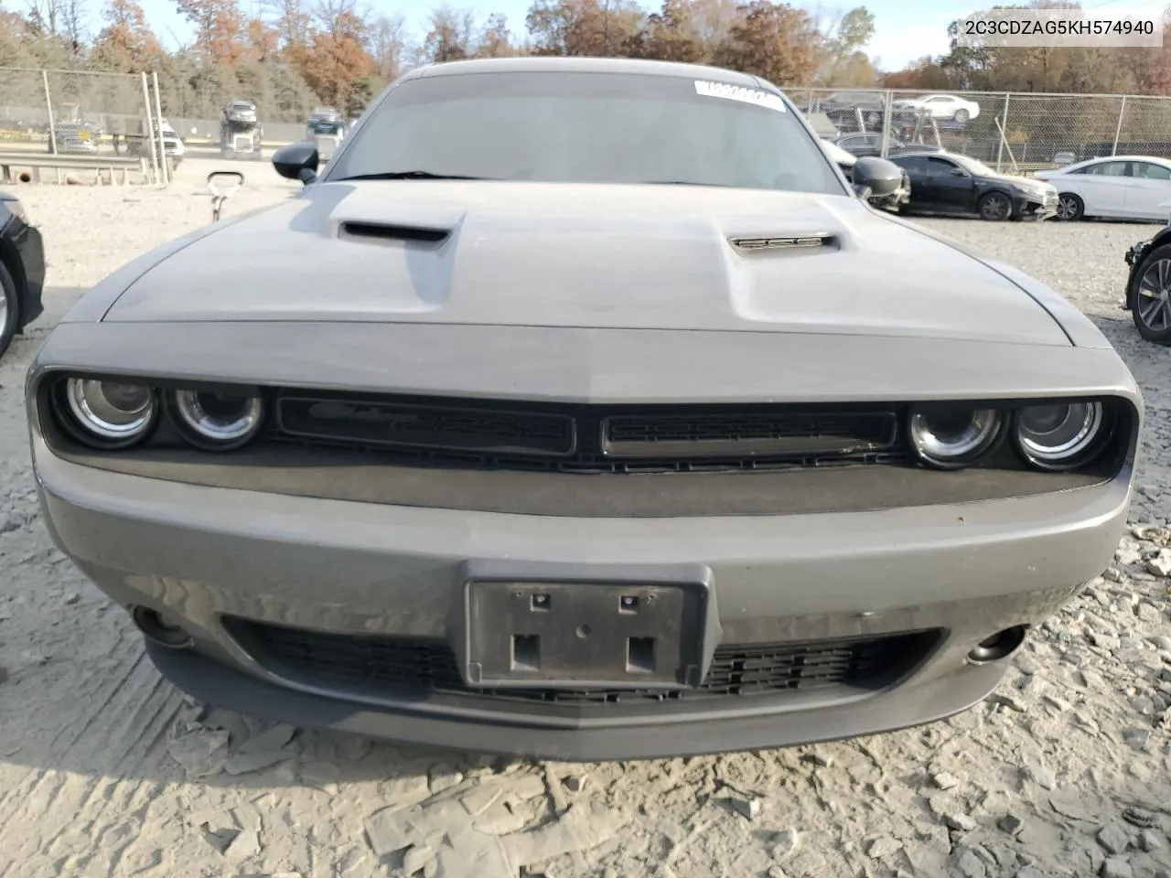 2019 Dodge Challenger Sxt VIN: 2C3CDZAG5KH574940 Lot: 78320024