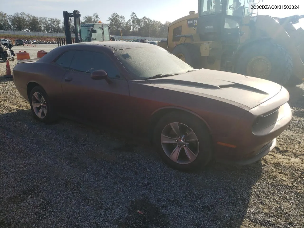 2019 Dodge Challenger Sxt VIN: 2C3CDZAG0KH503824 Lot: 78853744