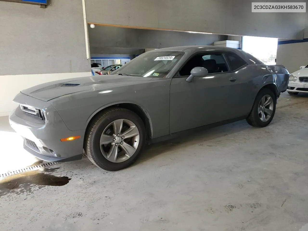 2019 Dodge Challenger Sxt VIN: 2C3CDZAG3KH583670 Lot: 78924924