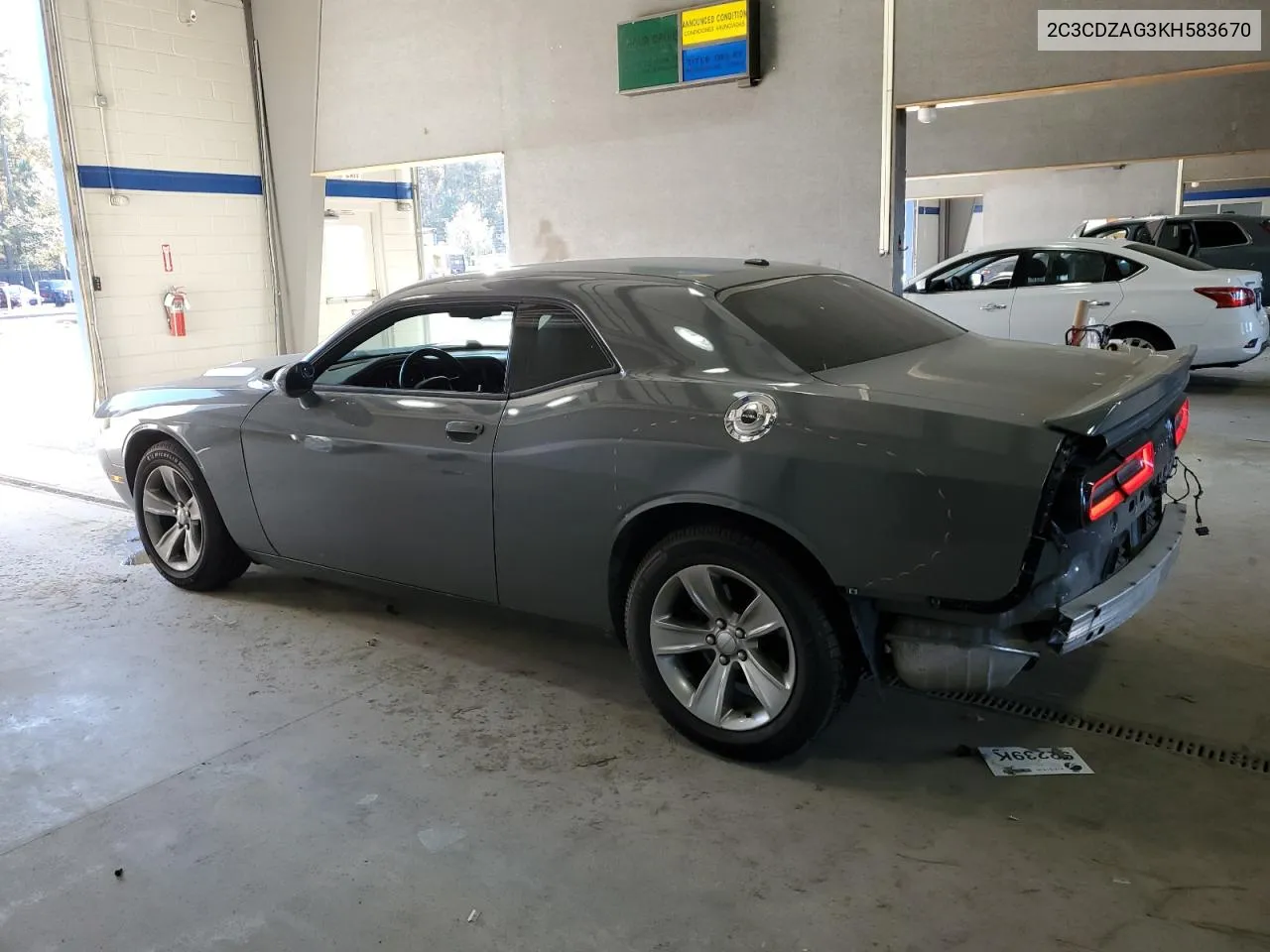 2019 Dodge Challenger Sxt VIN: 2C3CDZAG3KH583670 Lot: 78924924