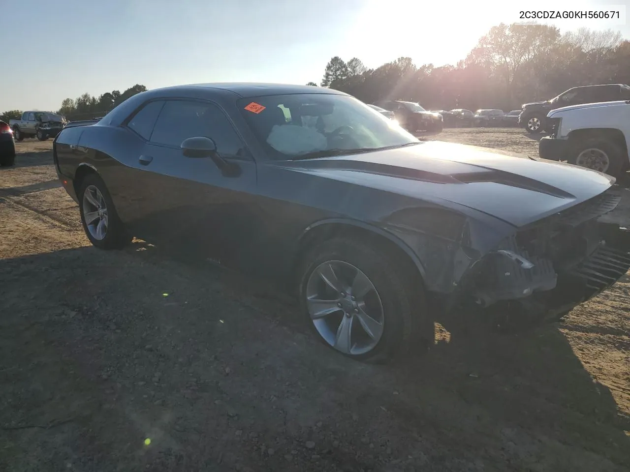 2019 Dodge Challenger Sxt VIN: 2C3CDZAG0KH560671 Lot: 78976214