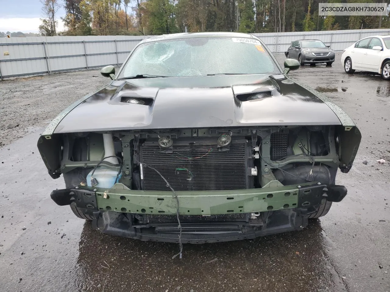 2019 Dodge Challenger Sxt VIN: 2C3CDZAG8KH730629 Lot: 79050704