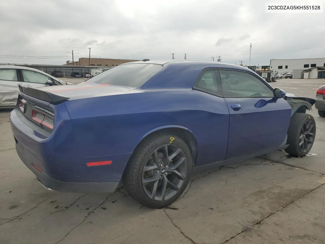 2019 Dodge Challenger Sxt VIN: 2C3CDZAG5KH551528 Lot: 79119574