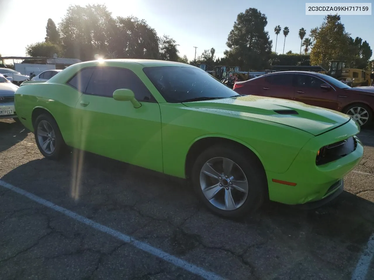 2019 Dodge Challenger Sxt VIN: 2C3CDZAG9KH717159 Lot: 79273734