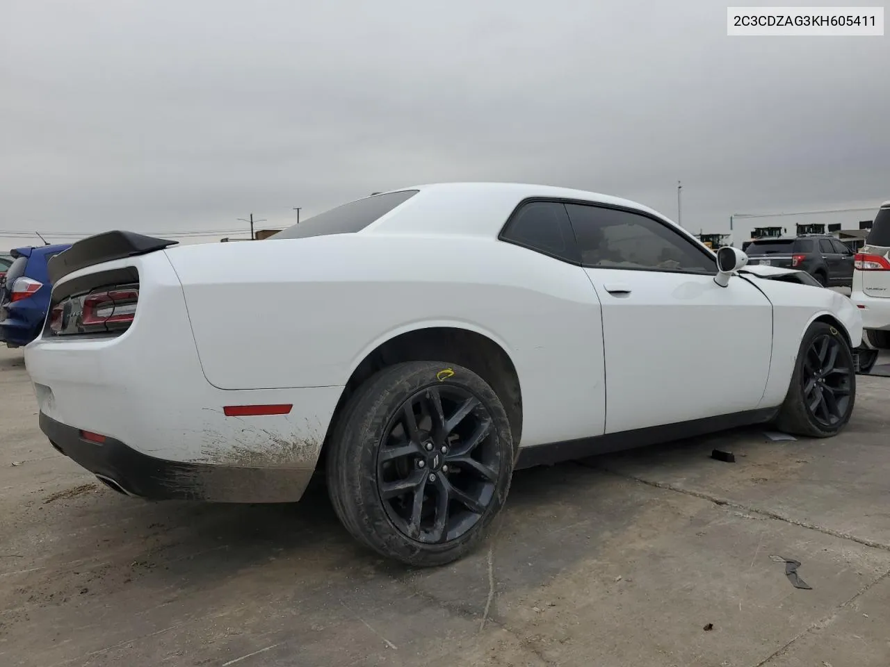 2019 Dodge Challenger Sxt VIN: 2C3CDZAG3KH605411 Lot: 79618074