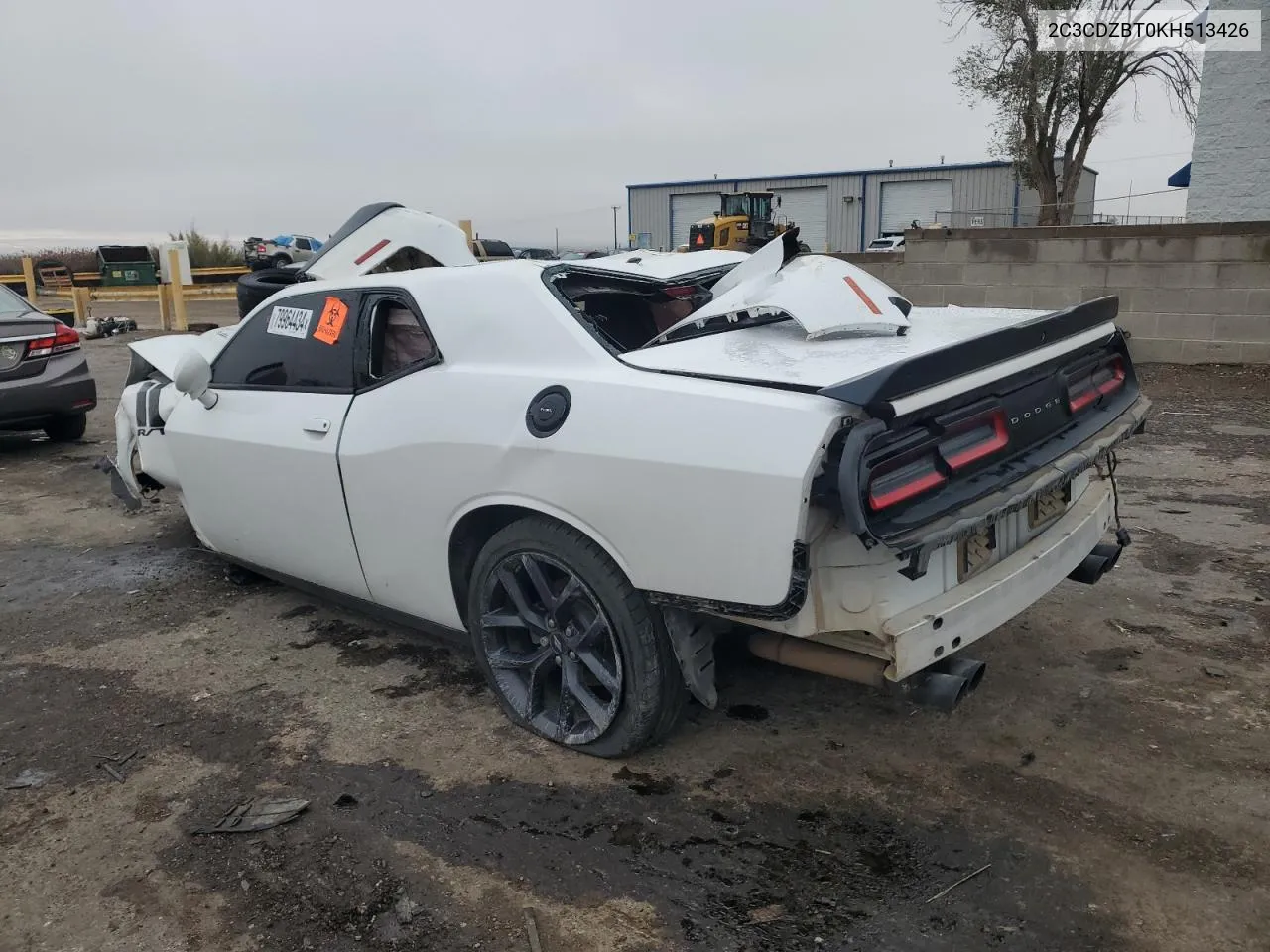 2019 Dodge Challenger R/T VIN: 2C3CDZBT0KH513426 Lot: 79964434