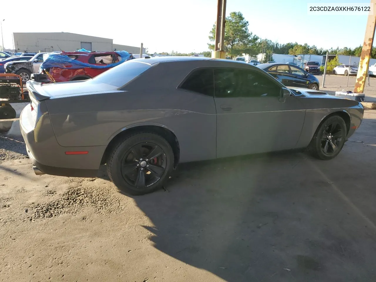 2019 Dodge Challenger Sxt VIN: 2C3CDZAGXKH676122 Lot: 80085934