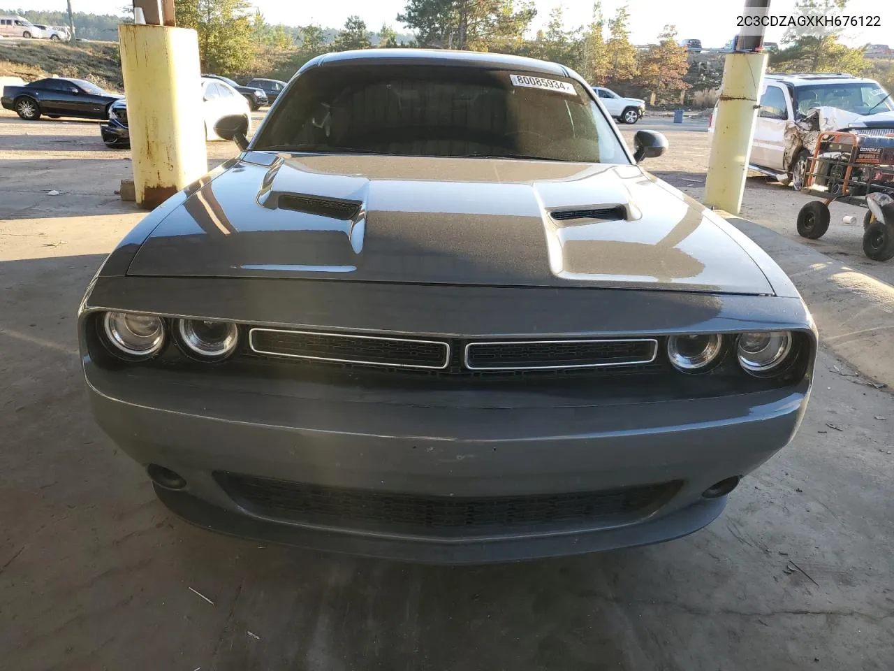 2019 Dodge Challenger Sxt VIN: 2C3CDZAGXKH676122 Lot: 80085934