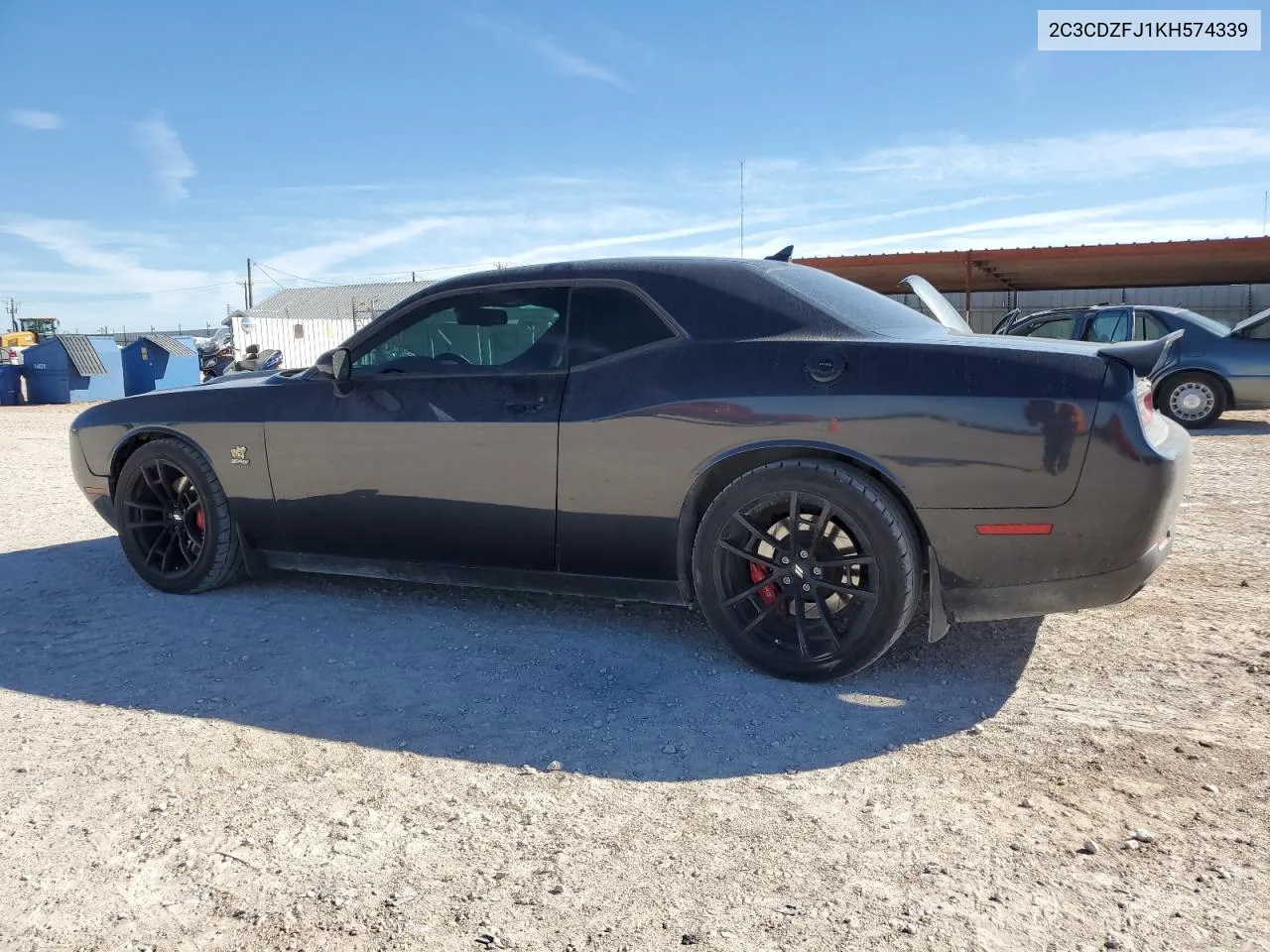 2019 Dodge Challenger R/T Scat Pack VIN: 2C3CDZFJ1KH574339 Lot: 80096214