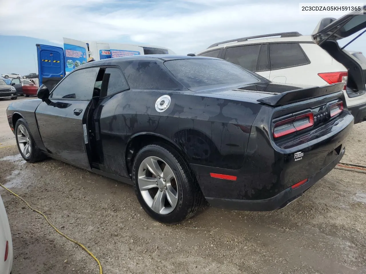 2019 Dodge Challenger Sxt VIN: 2C3CDZAG5KH591365 Lot: 80329034