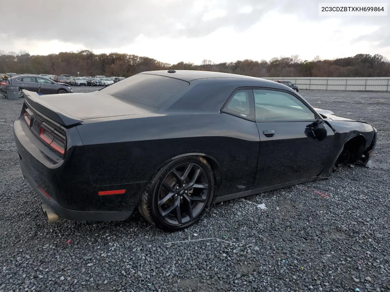 2019 Dodge Challenger R/T VIN: 2C3CDZBTXKH699864 Lot: 81679584