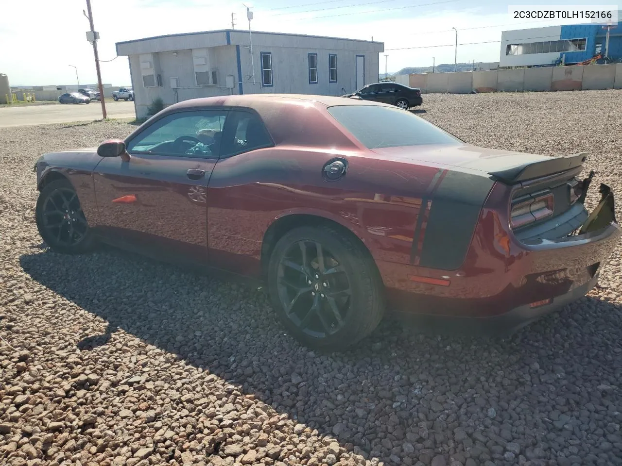 2020 Dodge Challenger R/T VIN: 2C3CDZBT0LH152166 Lot: 39402794