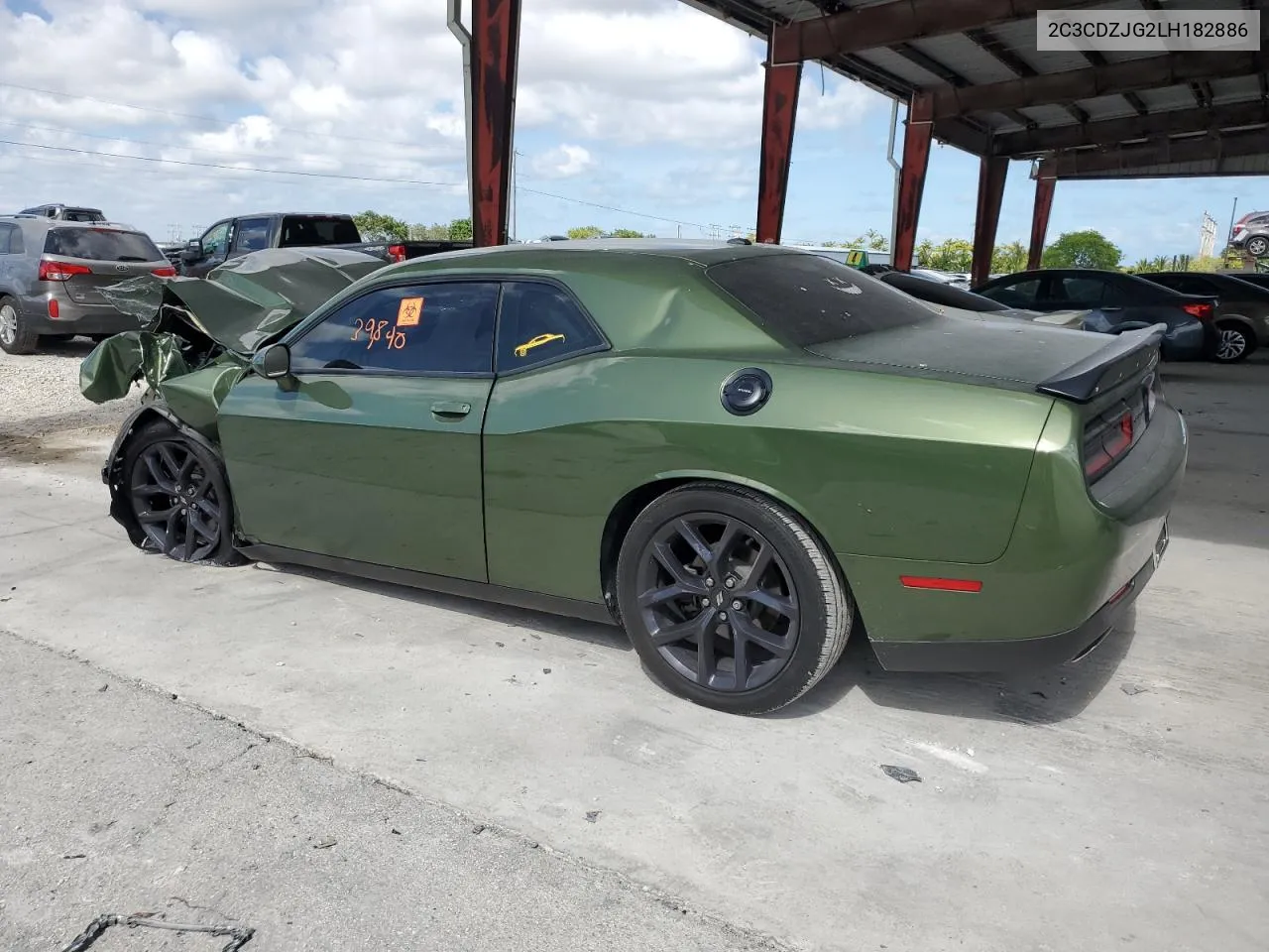 2020 Dodge Challenger Gt VIN: 2C3CDZJG2LH182886 Lot: 51421244