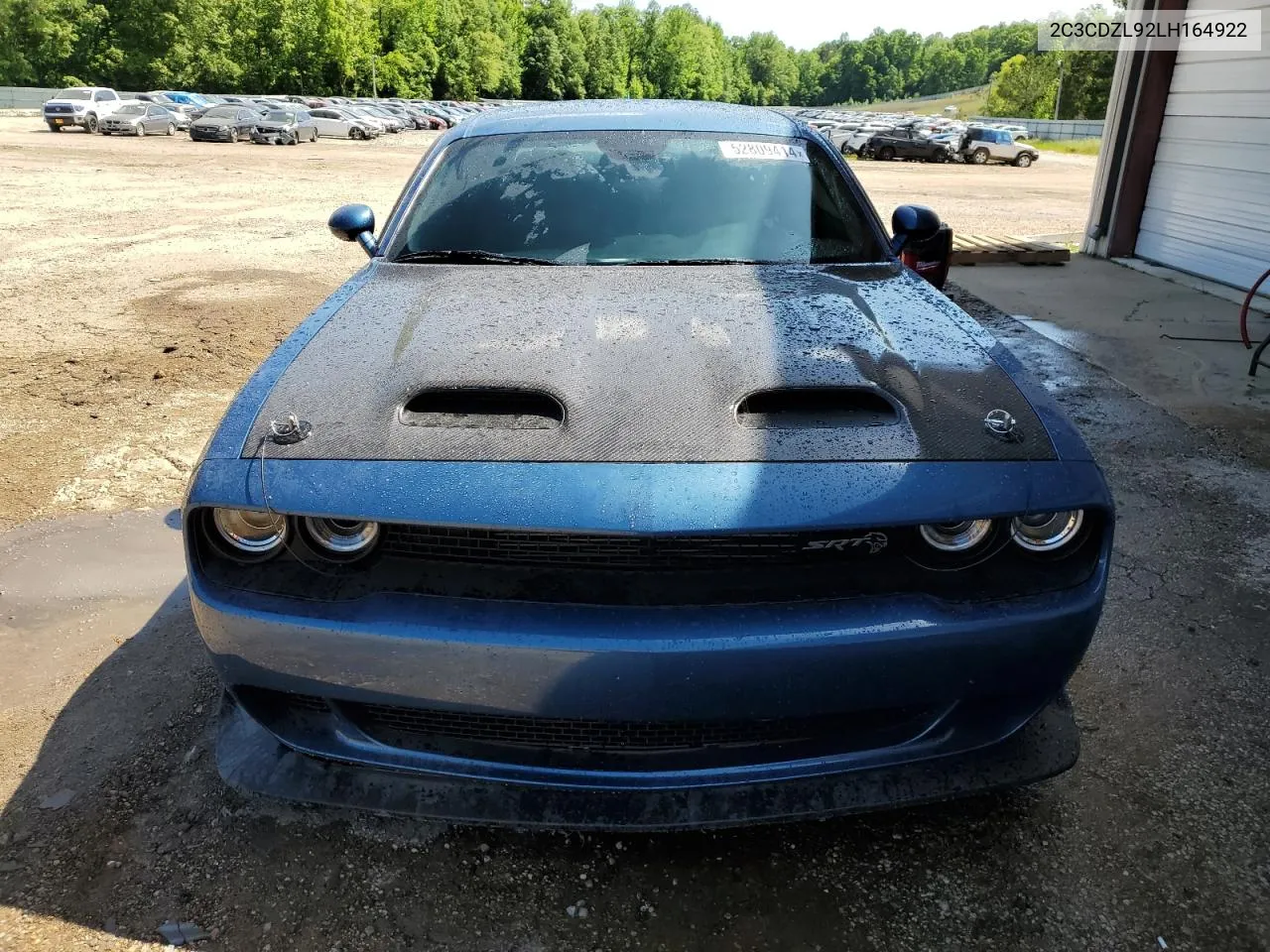 2C3CDZL92LH164922 2020 Dodge Challenger Srt Hellcat Redeye