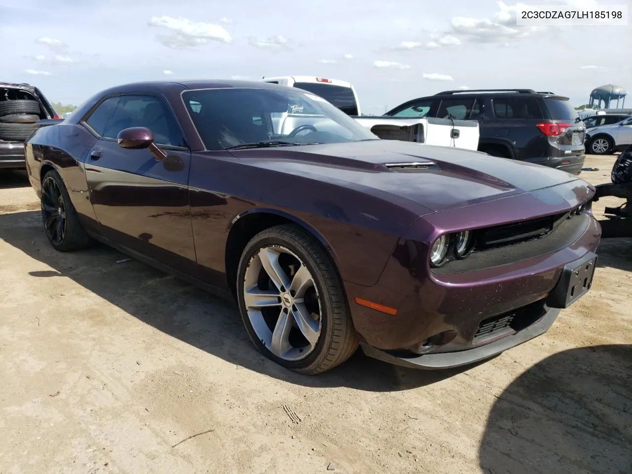 2020 Dodge Challenger Sxt VIN: 2C3CDZAG7LH185198 Lot: 55280644