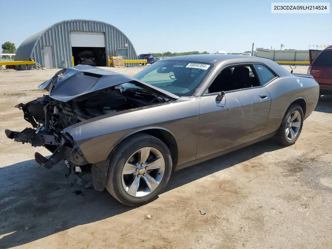 2020 Dodge Challenger Sxt VIN: 2C3CDZAG9LH214524 Lot: 58695354