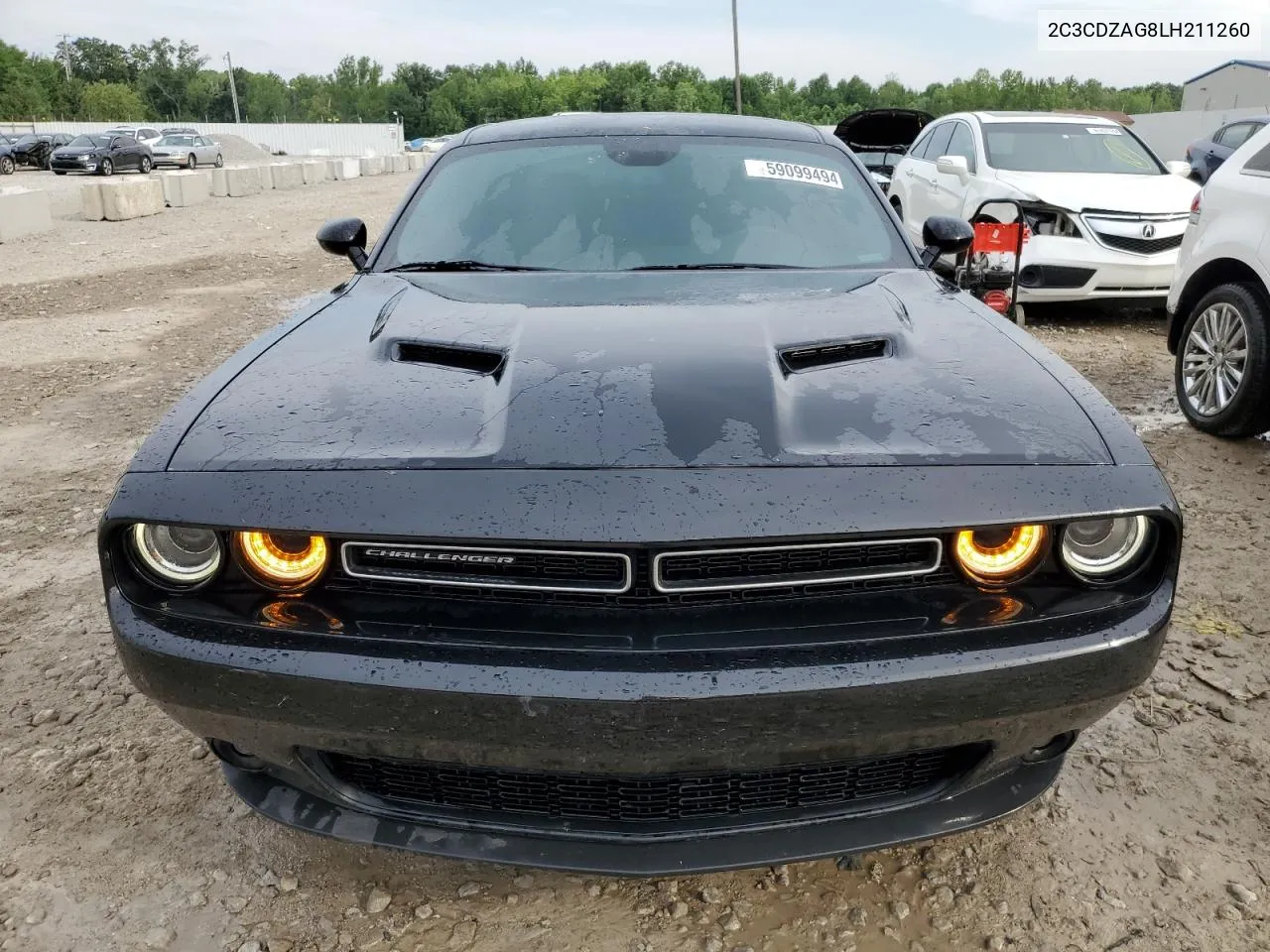 2020 Dodge Challenger Sxt VIN: 2C3CDZAG8LH211260 Lot: 59099494