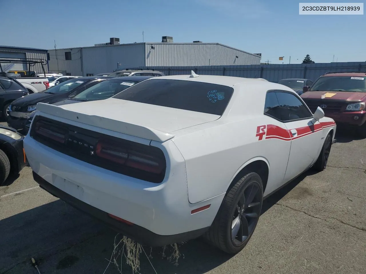 2020 Dodge Challenger R/T VIN: 2C3CDZBT9LH218939 Lot: 59799974