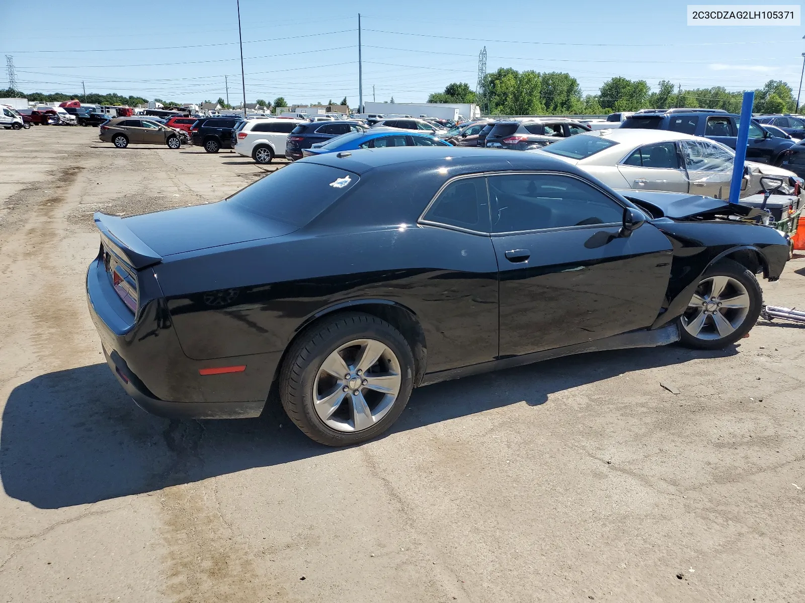 2020 Dodge Challenger Sxt VIN: 2C3CDZAG2LH105371 Lot: 61072844