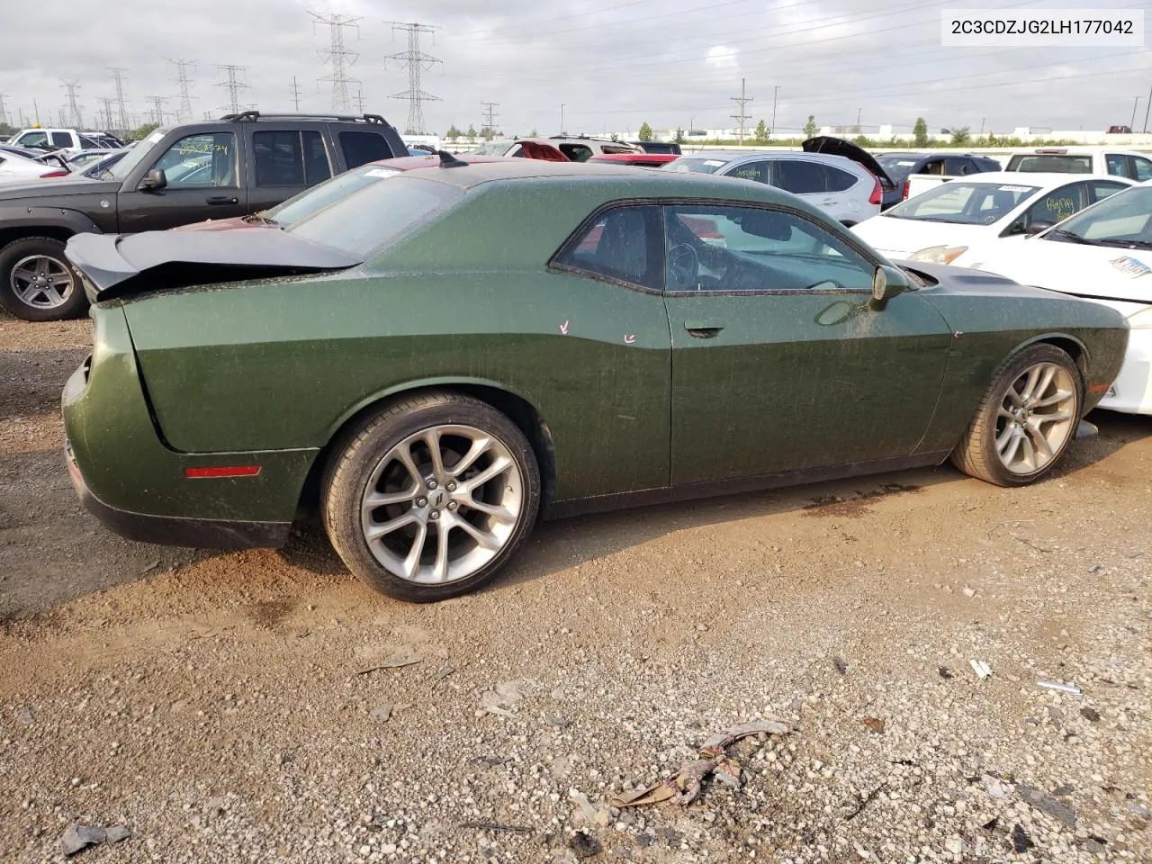 2020 Dodge Challenger Gt VIN: 2C3CDZJG2LH177042 Lot: 64391324