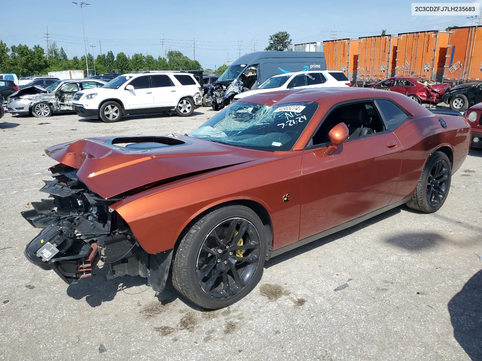 2020 Dodge Challenger R/T Scat Pack VIN: 2C3CDZFJ7LH235683 Lot: 64965274