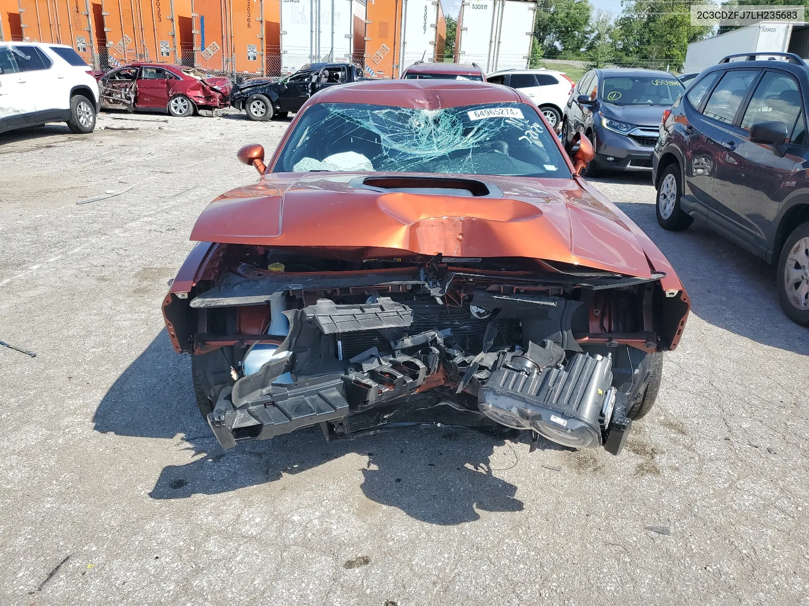 2020 Dodge Challenger R/T Scat Pack VIN: 2C3CDZFJ7LH235683 Lot: 64965274