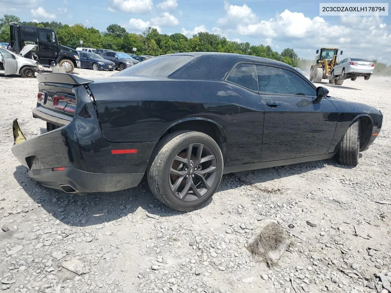 2020 Dodge Challenger Sxt VIN: 2C3CDZAGXLH178794 Lot: 65235334